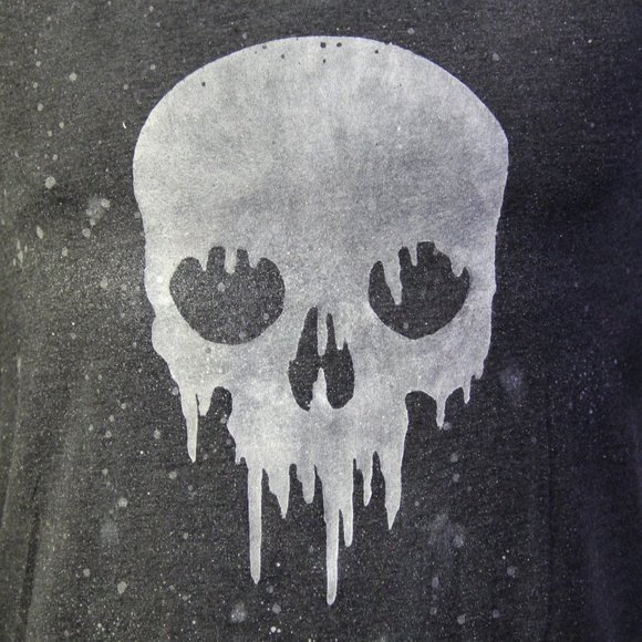 Skull Handmade Distressed Destroyed Ripped Altered - Picture 4 of 5